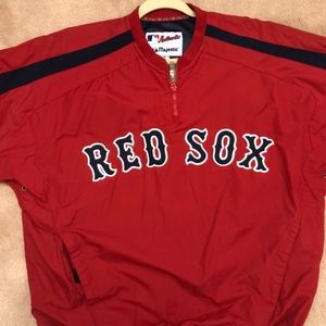 Authentic Majestic Red Sox Warmup